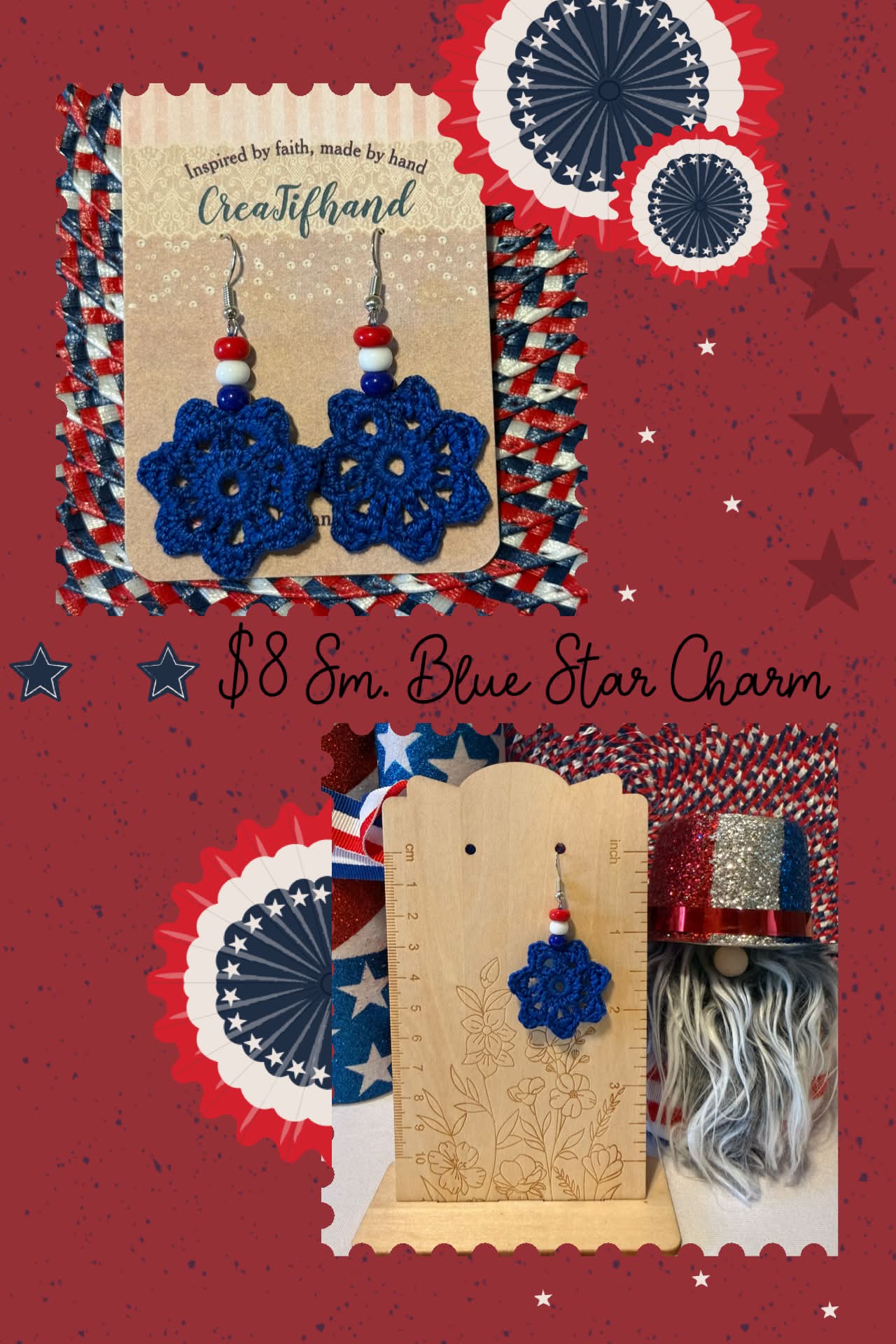 Patriotic Earring 1